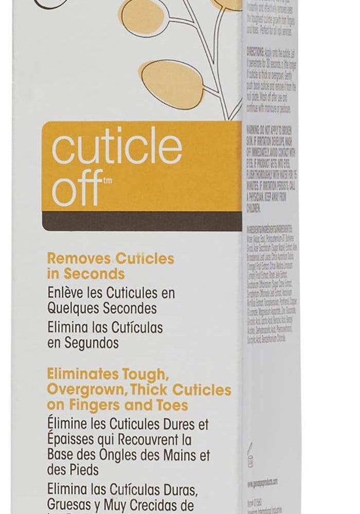 Gena Cuticle Off - Fast Acting Cuticle Remover for Hands and Feet, 2 Ounce